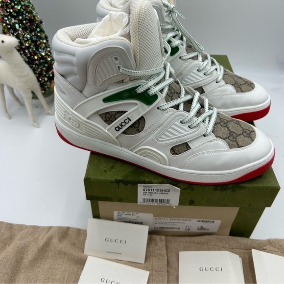 Women’s Gucci retro basket high top sneaker size 41.5 made in Italy. - Picture 2 of 8